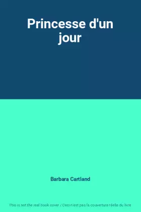 Couverture du produit · Princesse d'un jour