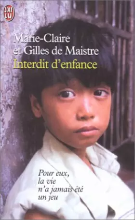 Couverture du produit · Interdit d'enfance