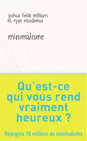 Couverture du produit · minimalisme