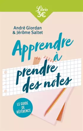 Couverture du produit · Apprendre à prendre des notes