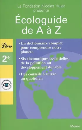 Couverture du produit · Ecologuide de A à Z