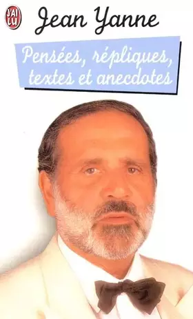Couverture du produit · Pensées, répliques, textes et anecdotes