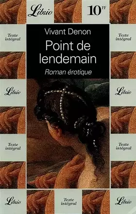 Couverture du produit · Point de lendemain