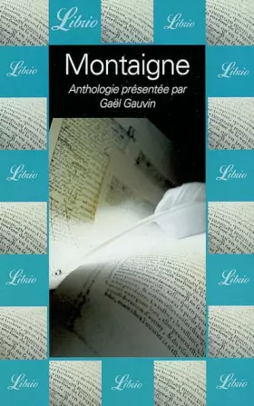 Couverture du produit · Montaigne