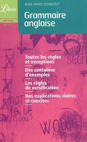 Couverture du produit · Grammaire anglaise