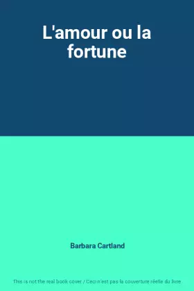Couverture du produit · L'amour ou la fortune