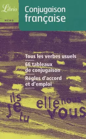 Couverture du produit · Conjugaison française