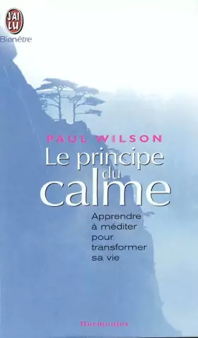 Couverture du produit · Le principe du calme