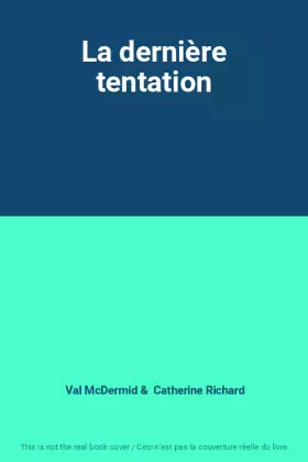 Couverture du produit · La dernière tentation
