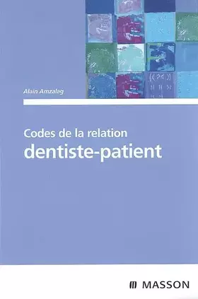 Couverture du produit · Codes de la relation dentiste-patient