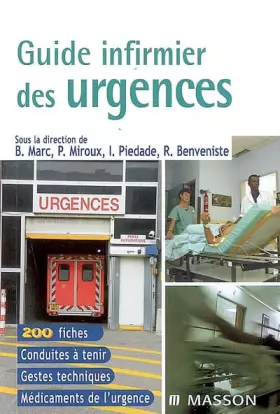 Couverture du produit · Guide infirmier des urgences