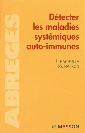 Couverture du produit · Détecter les maladies systémiques auto-immunes
