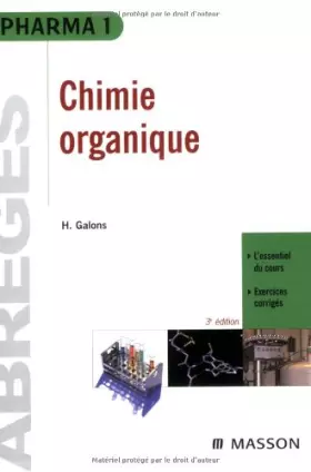 Couverture du produit · Chimie organique