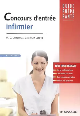 Couverture du produit · Concours d'entrée infirmier