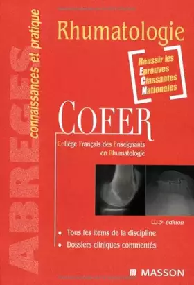 Couverture du produit · Rhumatologie