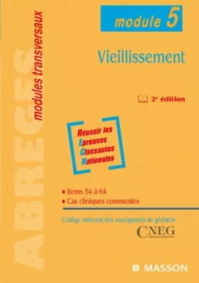Couverture du produit · Vieillissement - Module 5