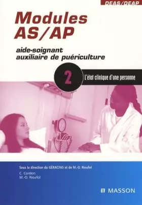 Couverture du produit · L'état clinique d'une personne: Module 2
