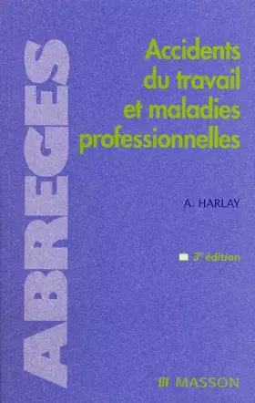 Couverture du produit · Accidents du travail et maladies professionnelles
