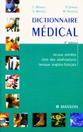 Couverture du produit · Dictionnaire médical