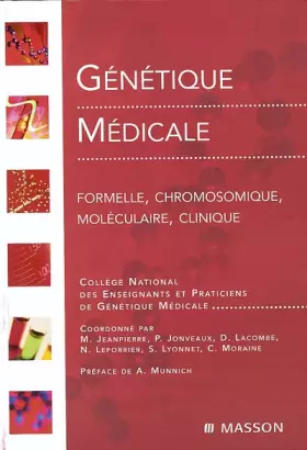 Couverture du produit · Génétique médicale