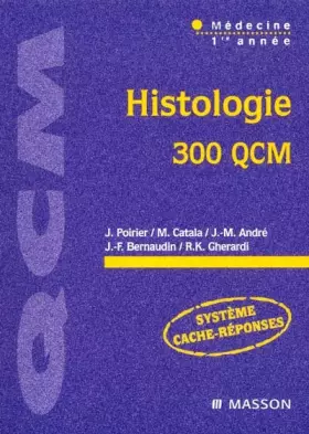Couverture du produit · Histologie, 300 QCM