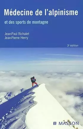 Couverture du produit · Médecine de l'alpinisme