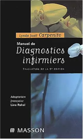 Couverture du produit · Manuel de diagnostics infirmiers