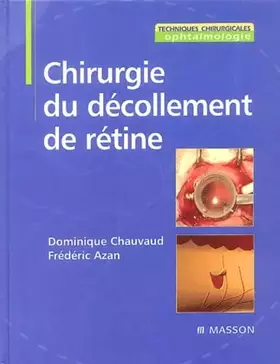 Couverture du produit · Chirurgie du décollement de rétine