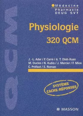 Couverture du produit · Physiologie, 320 QCM