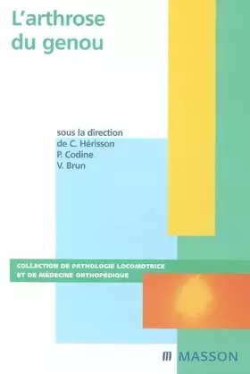 Couverture du produit · L'arthrose du genou