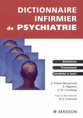 Couverture du produit · Dictionnaire infirmier de psychiatrie
