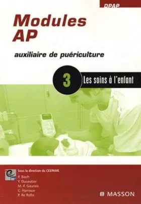 Couverture du produit · Modules AP - 3: Les soins à l'enfant