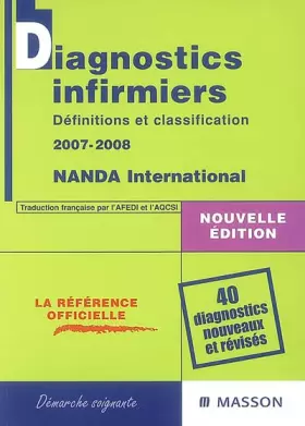 Couverture du produit · Diagnostics infirmiers 2007-2008 - Définitions et classification