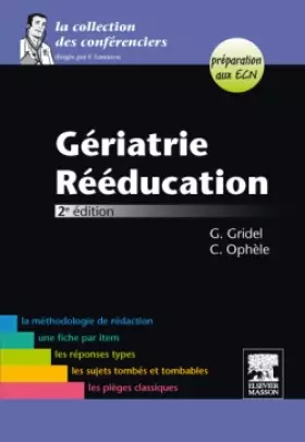 Couverture du produit · Gériatrie-Rééducation
