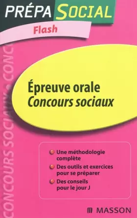 Couverture du produit · Epreuve orale Concours sociaux