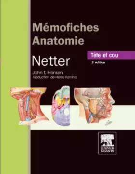 Couverture du produit · Mémofiches Anatomie Netter - Tête et cou