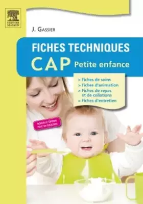 Couverture du produit · Fiches techniques CAP petite enfance