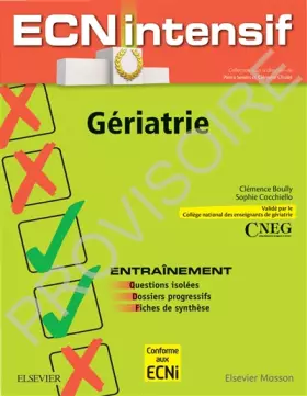 Couverture du produit · Gériatrie: Dossiers progressifs et questions isolées corrigés