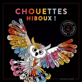 Couverture du produit · Black coloriage Chouettes hiboux