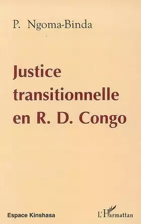Couverture du produit · Justice transitionnelle en RD Congo