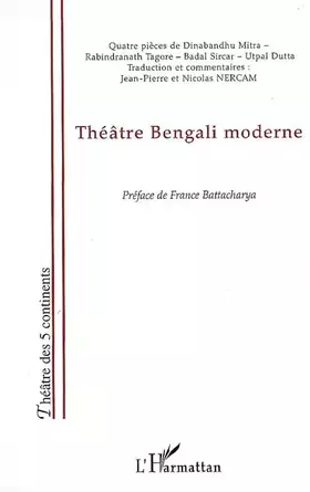 Couverture du produit · Théâtre bengali moderne
