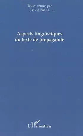 Couverture du produit · Aspects linguistiques du texte de propagande