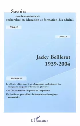 Couverture du produit · Jacky Beillerot 1939-2004