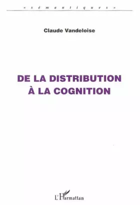 Couverture du produit · De la distribution à la cognition