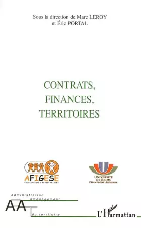 Couverture du produit · Contrats, finances, territoires