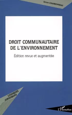 Couverture du produit · Droit communautaire de l'environnement