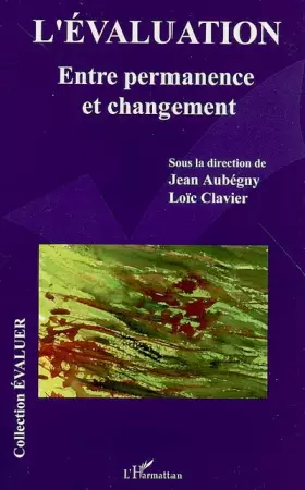 Couverture du produit · L'Evaluation: Entre permanence et changement