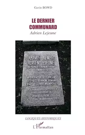 Couverture du produit · Le dernier communard: Adrien Lejeune