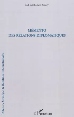 Couverture du produit · Mémento des relations diplomatiques