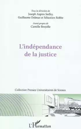 Couverture du produit · L'indépendance de la justice